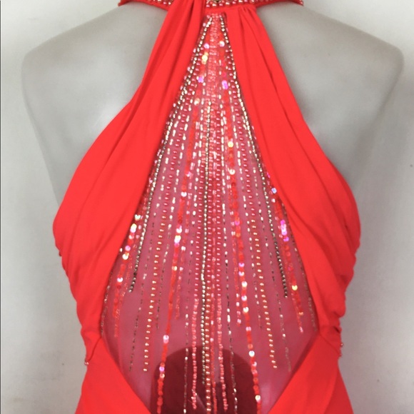 CACHET Formal Gown Beaded floor length - Picture 6 of 11